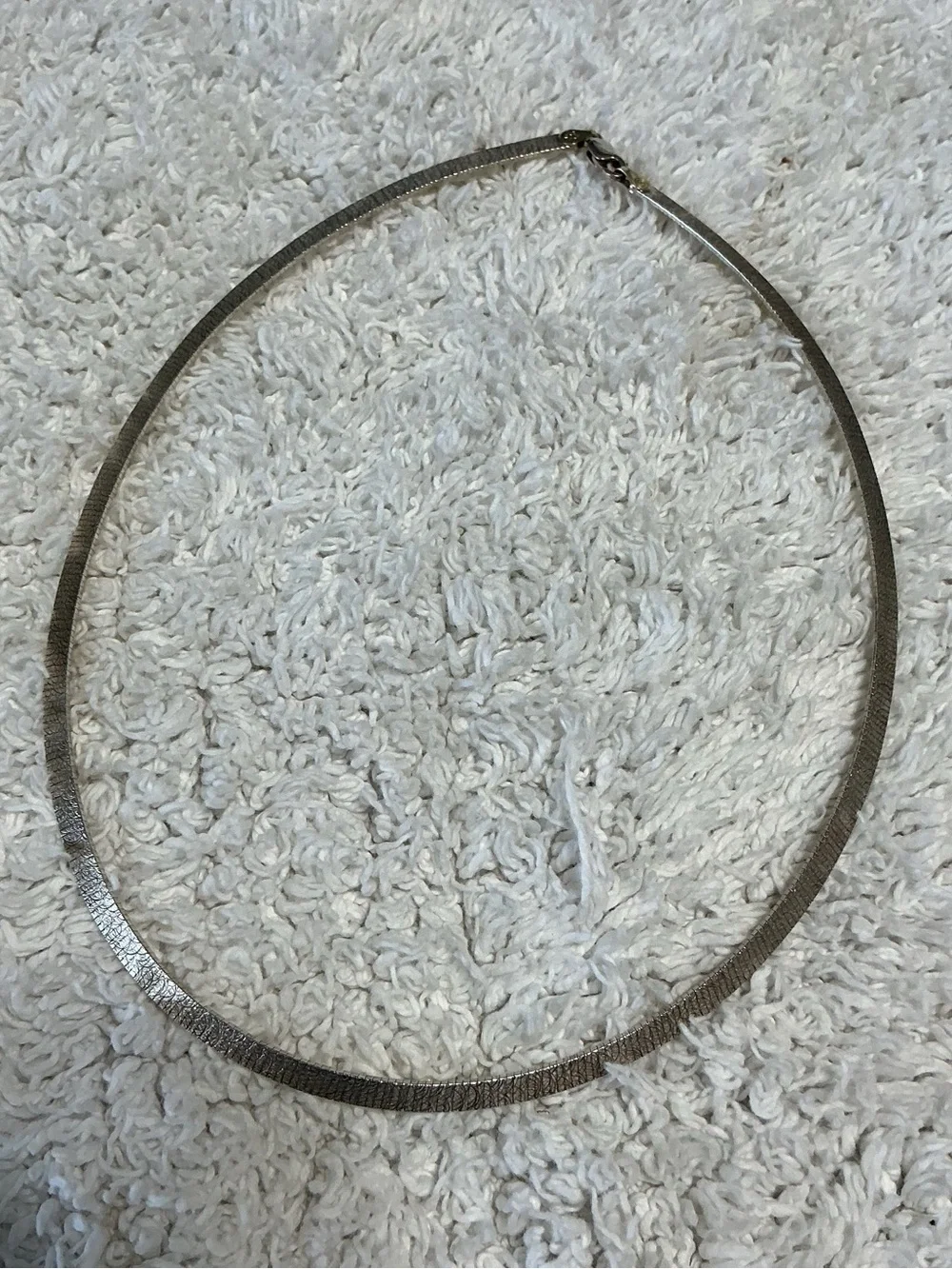 BEL ORO Italy Reversible 925 Omega Necklace